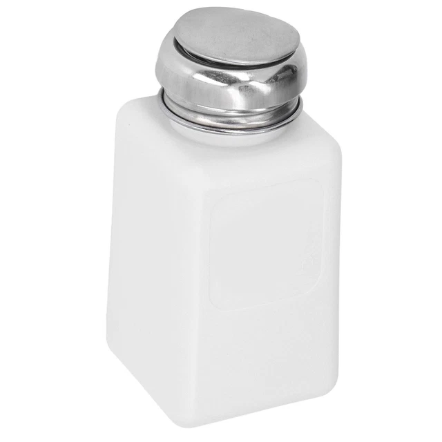 200ML Press Type Solvent Dispenser ESD Safe Anti Static Bottle White
