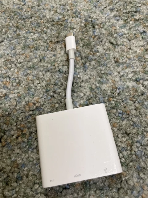 Genuine Apple USB-C Digital AV Multiport Adapter To USB-C, HDMI, USB A1621