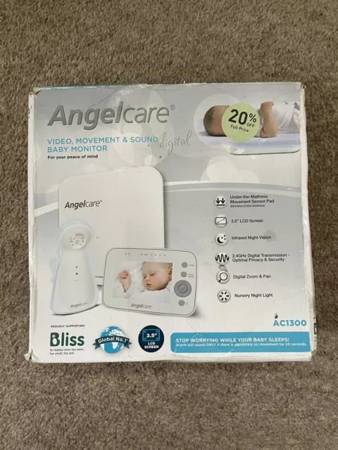 Monitor de bebé Angelcare AC1300 totalmente nuevo en caja