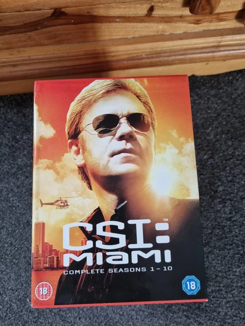 CSI MIAMI COMPLETE Series DVD Box Set Seasons 1-10 232 Episodes
