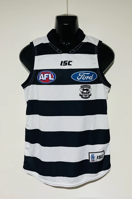 AFL GEELONG CATS 2012 Away ISC Jersey Guernsey Mens Size