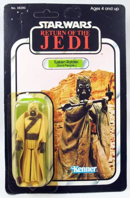 Star Wars ROTJ 1983 - Kenner 77back A - Tusken Raider (Sand People)