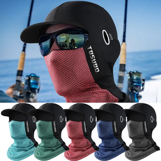 Sunscreen Face Cover Sun Hood Hat UV Protection Ice Silk Headgear For Cycling
