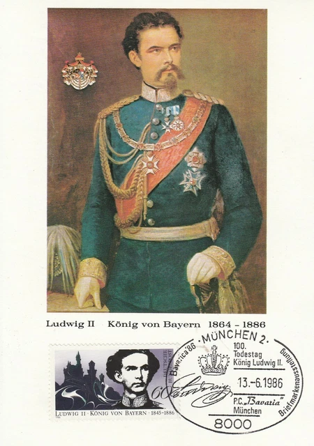 ドイツ バイエルン ルートヴィヒ2世 Ludwig II (1864-86)