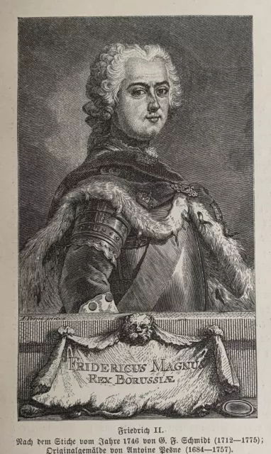 König Friedrich II. von Preußen - Friedrich der Große - Preußen - nach Schmidt