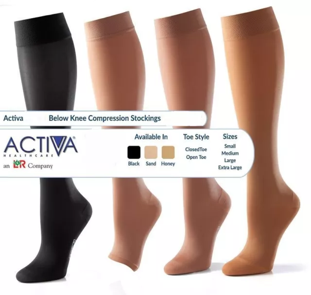 Chaussette de compression Activa sous le genou varices circulation veineuse