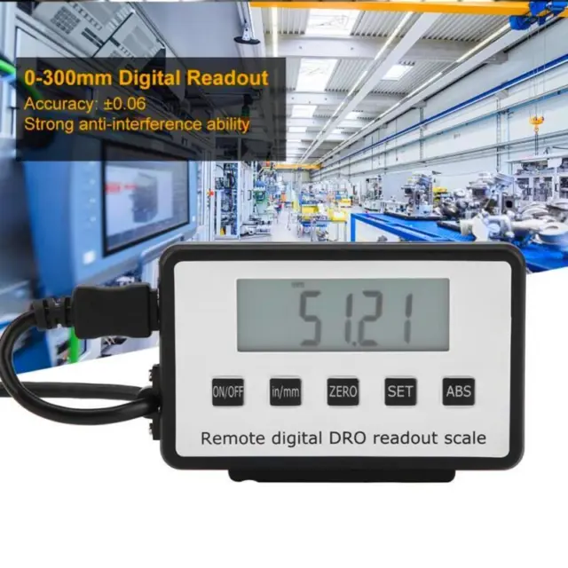 150-600mm Digital LCD Readout Scale DRO for Milling Machine Lathe Remote