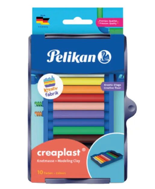 Pelikan Kreativfabrik Kinderknete Creaplast® 10er Set in Universaletage