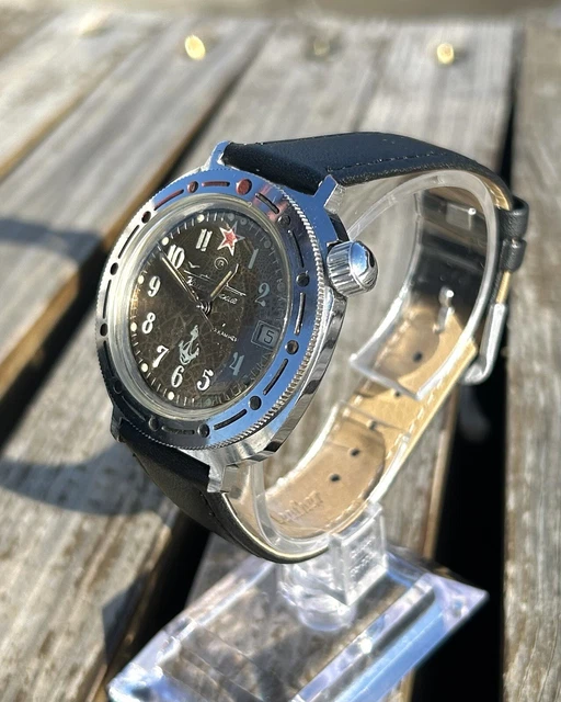 VINTAGE VOSTOK KOMANDIRSKIE Submarine Watch Soviet USSR Retro ...