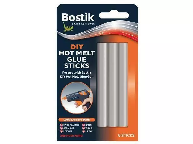 Bostik All Purpose DIY Hot Melt Glue Gun Glue Sticks 6/PK Various Quantity