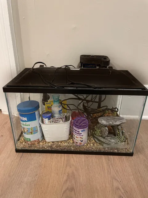 Fish Tank Aquarium with Fish supplies + Extra Gifts