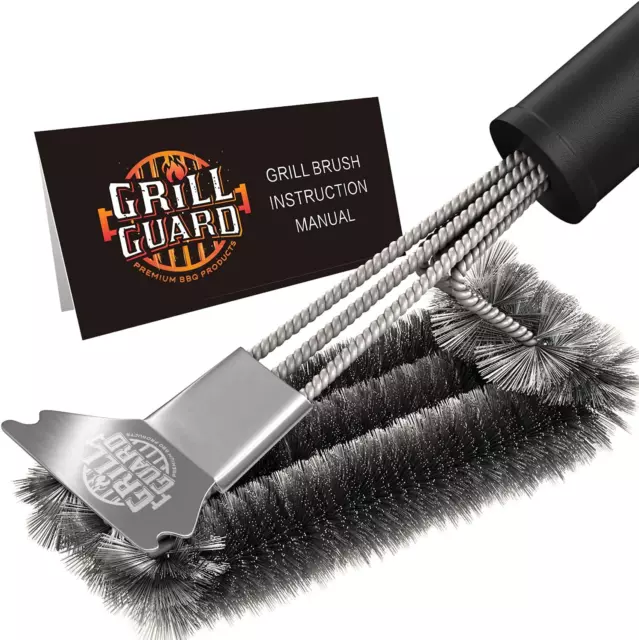 BBQ Grill Cleaning Brush&Scraper – Barbecue Wire Brush for Grill– 18'' Stainless