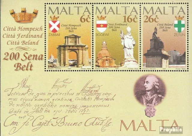 Malta Block15 (kompl.Ausg.) Mint Never Hinged/MNH 1997 Zabbar