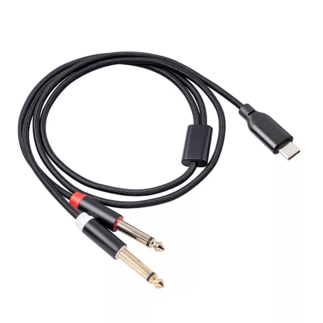 USB C To Dual 6.35Mm Audio Stereo Cable Type C To Dual 6.35Mm Audio Cord for Sm