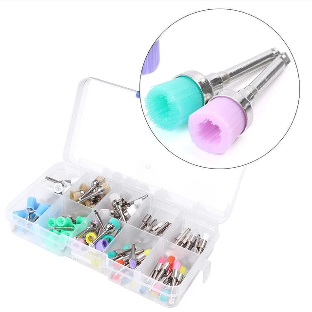 Mixed Types Disposable 100PCS Dental Prophy Brush Cup Polishing Polisher