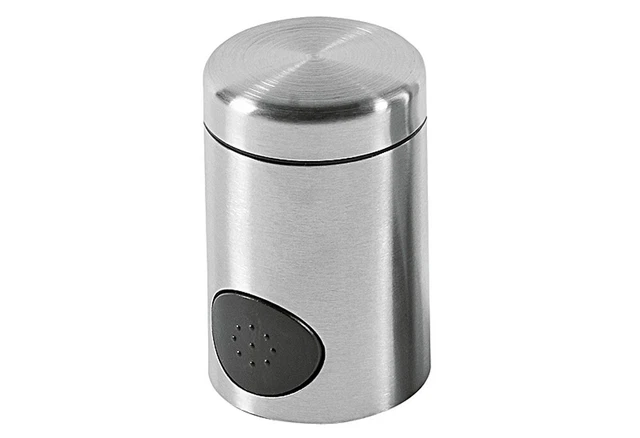 ZELLER PRESENT HAUSRAT Süßstoff-Spender Edelstahl 7,5cm Ø4,7cm silber