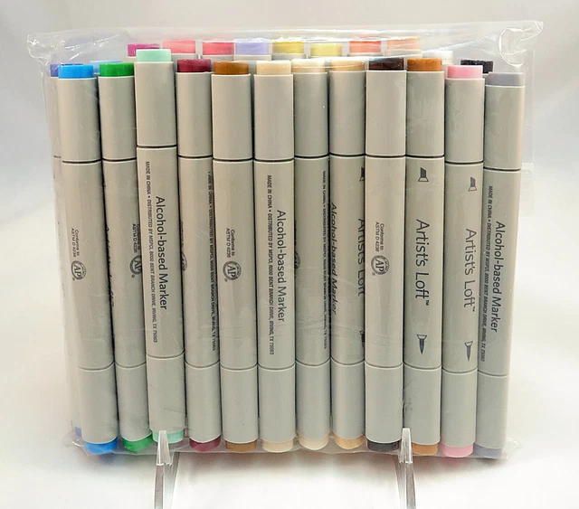 MICHAELS ARTIST'S LOFT DualTip Sketch Alcohol Markers, 24pc. 15a 45.