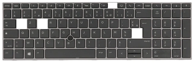 Touche Clavier hp spectre x360 13 noir (DE