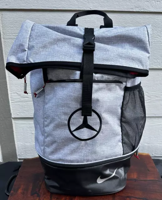 NIKE MERCEDES BENZ Sport Backpack Grey Messenger Cycling MB Logo GA0262 006 79.95 PicClick