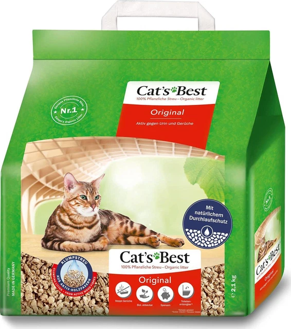 Okoplus Cats Best Original Clumping Organic Fibre Cat Litter 5 Litre (2.1 kg)