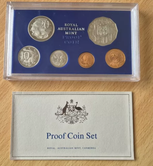 1980 Royal Australian Mint RAM Proof Decimal Coin Set