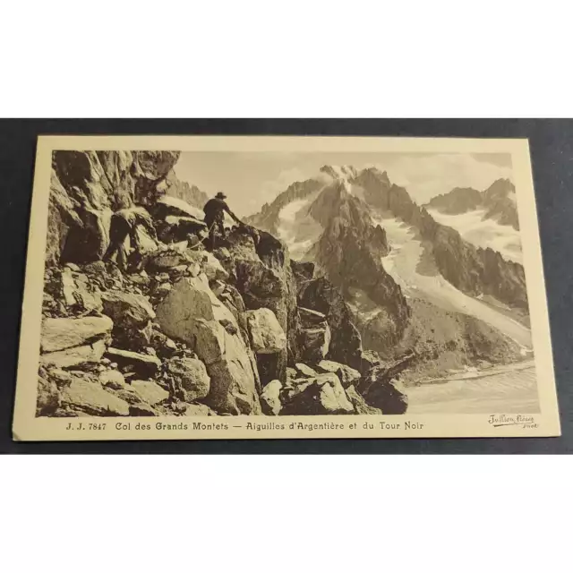 Cartolina Col des Grands Montets - Aiguilles d'Argentière et du Tour Noir