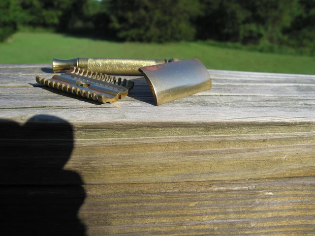 Beautiful Gillette 1930's New Type with Ball End Handle DE Safety Razor 2