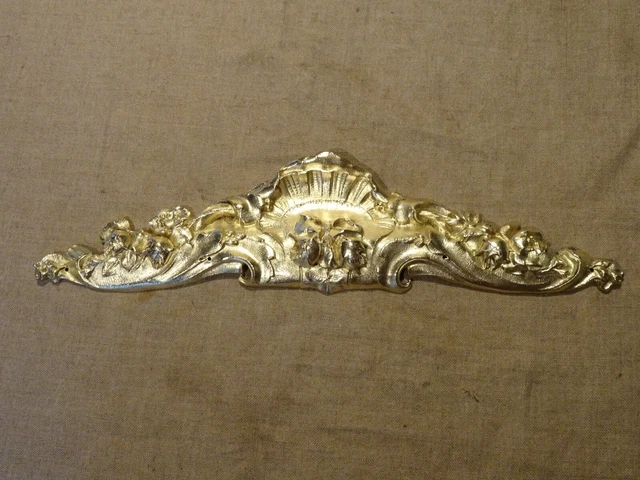ANCIEN ÉLÉMENT DÉCORATION / ornement fronton, bronze meubles Style ANCIEN ÉLÉMENT DÉCORATION / ornement fronton, bronze meubles Style