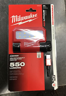 Milwaukee 2114-21 550 Lumens USB Rechargeable Pivoting Flood Light