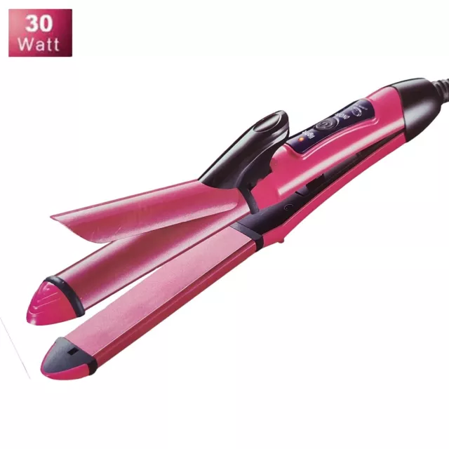 Mini Piastra Per Capelli Arricciacapelli 30W Liscio Ricci 2 In 1 Sk-722