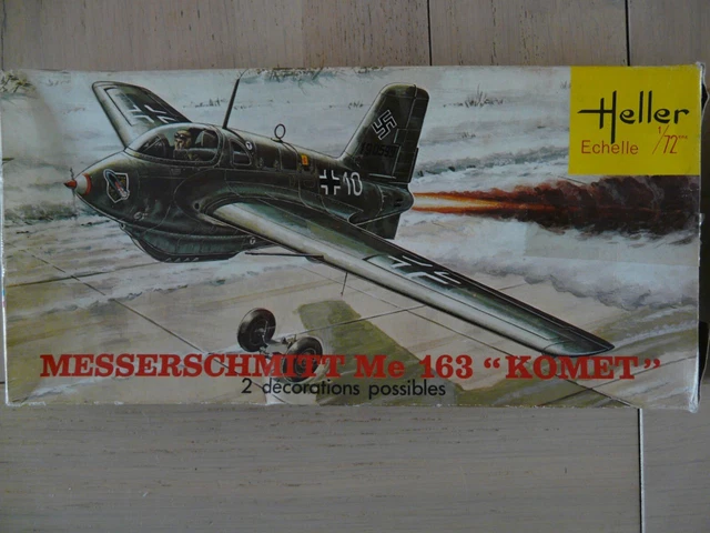 Maquette Heller Messerschmitt Me 163 Komet N73 - Avion Militaire échelle 1/72, Kit Maquette Avion