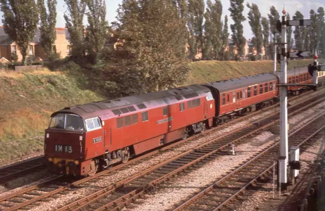 duplicate 35mm Railway Slide of Class 52 Western D1006 de152 c rail