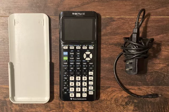 Texas Instruments Ti-84 Plus CE calculator Black And Gray Working