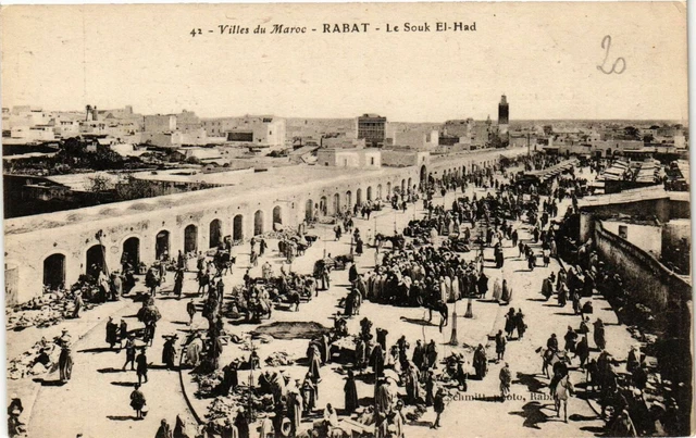 CPA AK MAROC RABAT - Le Souk El Had (219588)