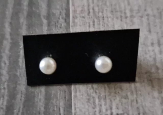 Modeschmuck Ohrstecker Perlen klein