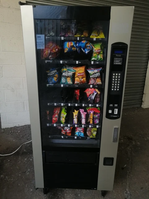 CRANE #458E SNACK Vending Machine 