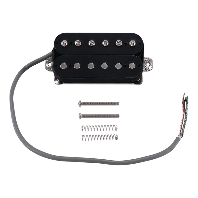 Electric Guitar Humbucker Pickups Bridge Alnico V Pickup Black X6W5W5