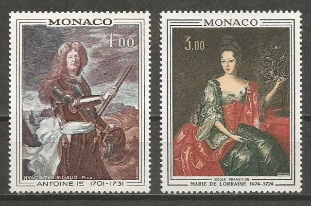 Monaco - Timbres Neufs Luxe - Prince et Princesse de Monaco (1972)