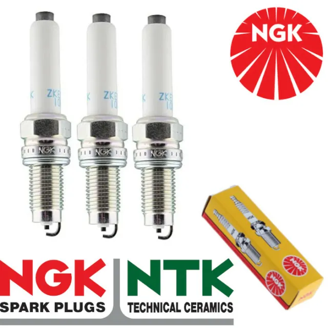 NGK Spark Plug - ZKER6A-10EG - fits Seat, Skoda, Volkswagen 1.0 - 96596 x3