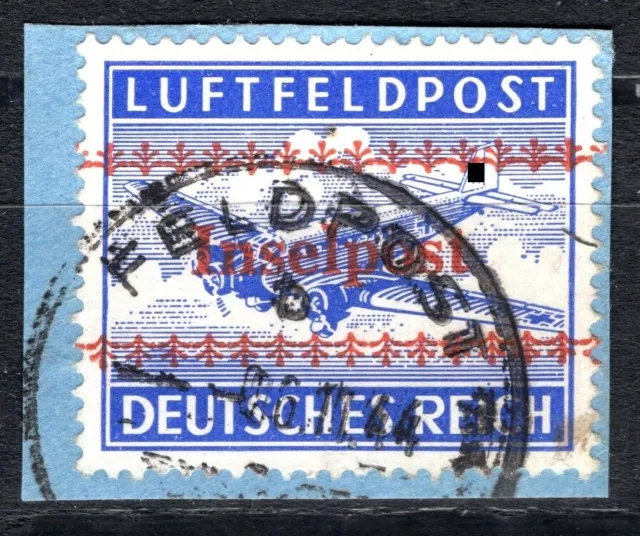 German Field Post Ii. Wk, No. 7 A, Flawless Canceled Letter Piece