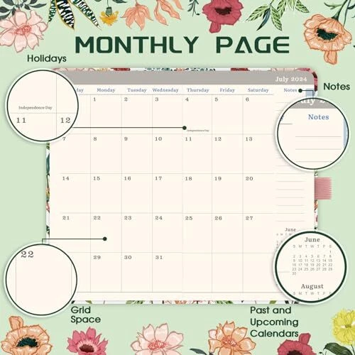 2024-2025 POCKET PLANNER/CALENDAR - July 2024 - June 2025, Pocket 6.3