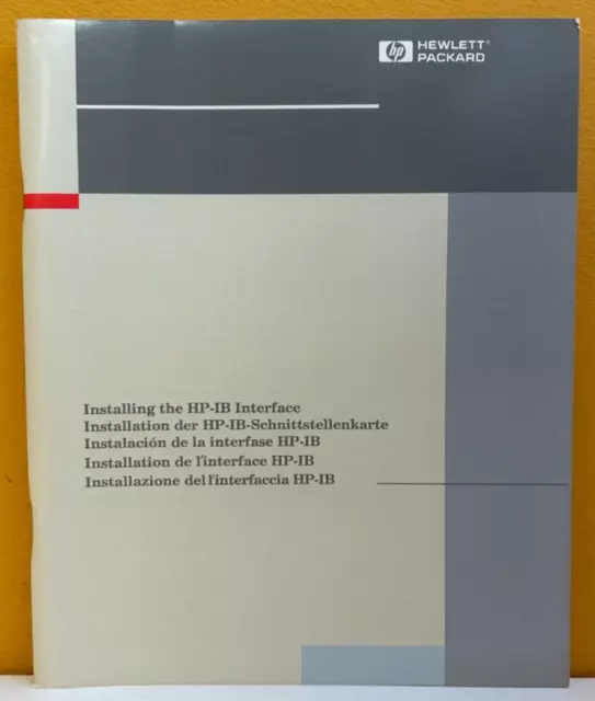 HP Agilent 83480-90024 83480A Digital Communication Analyzer Programmer's Manual