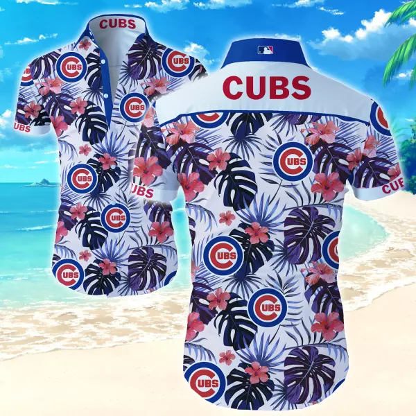 SALE Chicago Team Cubs Hawaiian Shirt Summer Button Up Summer Vibe S-5XL