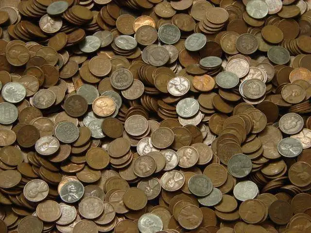 1Lb Pound Unsearched Wheat Cents Lincoln Pennies Estate Sale Coins Lot 1909-58