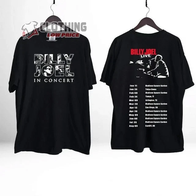 CAMISETA BILLY JOEL In Concert 2024 Music Tour Unisex Para Fans S3Xl
