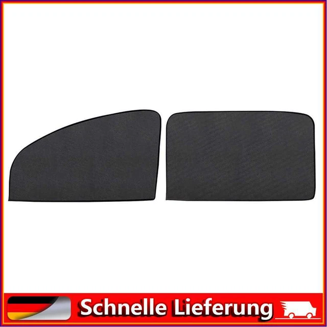 Cortina magnética de protección solar para automóvil con sombra UV cortina para automóvil ventanas laterales parasol negro