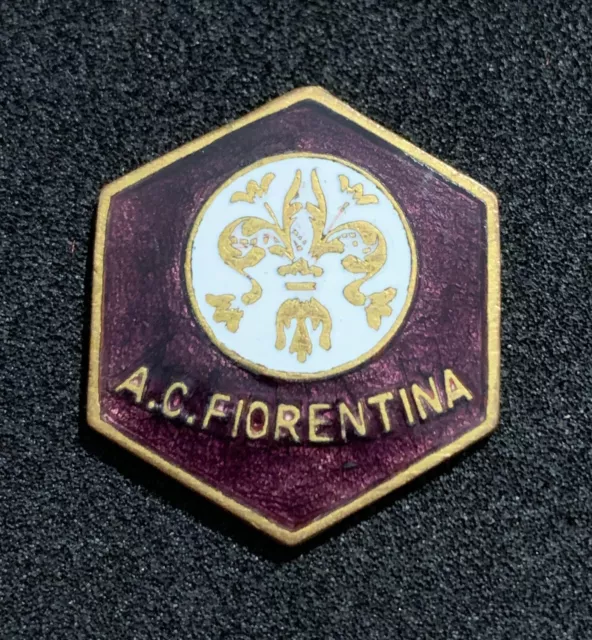 Fiorentina Calcio Medaglietta Pin Spilla Badge Futbol Football Insignia