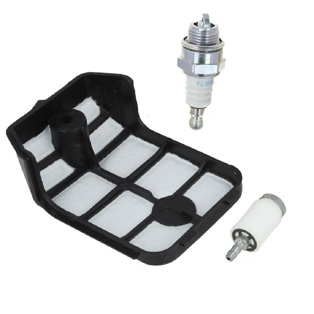 Nuovissimo filtro aria/carburante candela giardino casa 3 pz/set accessori 5
