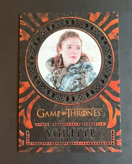 2017 Game of Thrones Valyrian Steel Laser-Cut Rose Leslie Ygritte Rittenhouse 2
