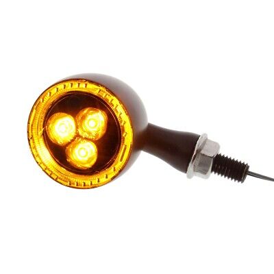 Kellermann Freccia led nera satinata Kellermann Bullet Atto Moto Omologata ECE 